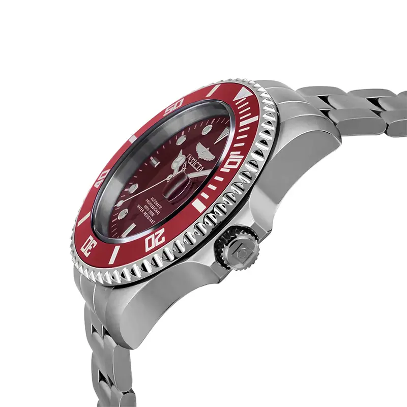 Invicta Pro Diver Red Dial Automatic Trendy Men's Watch- 35722